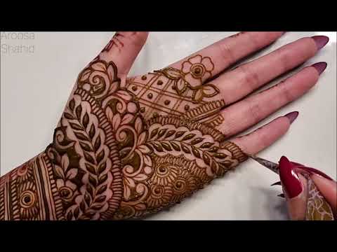 New Intricate Bridal Mehndi design