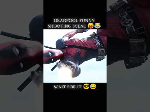 Deadpool funny shooting scene 😂😜#mcu #shorts