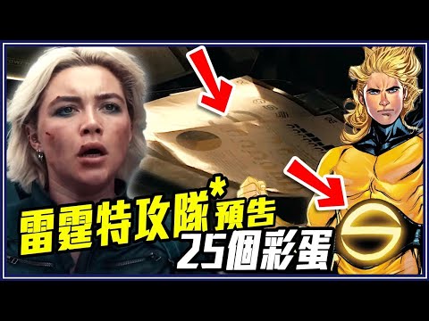 「最強漫威英雄」登場！25個《雷霆特攻隊*》預告細節/彩蛋/推測