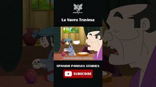 La Nuera Traviesa parte 2 #shorts #disney #doblaje #spanishparisastories #cuentosdehadas