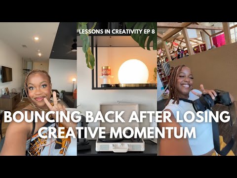 This is the reality of bouncing back after losing creative momentum.