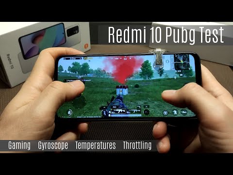 Redmi 10 PUBG Test ★ Helio G88 PUBG ★ Gaming, Gyroscope, Temperatures, Throttling