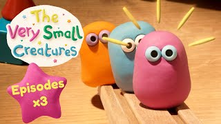 Sleeping Bunnies / Bouncy / Seesaw | The Very Small Creatures | 3x full episodes