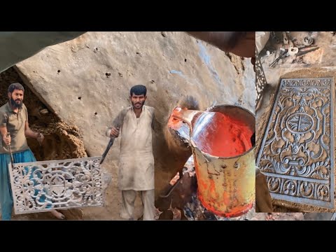 Sand Casting Magic: Creating an Amazing Window Décor Masterpiece with Hard Work