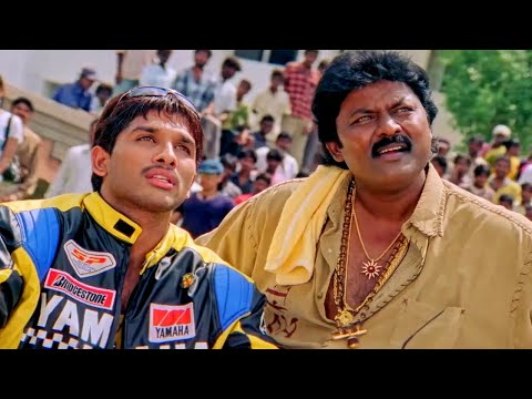 अल्लू अर्जुन शूटिंग करने आता है | Dum Movie Scene | Allu Arjun Movie Scene In Hindi