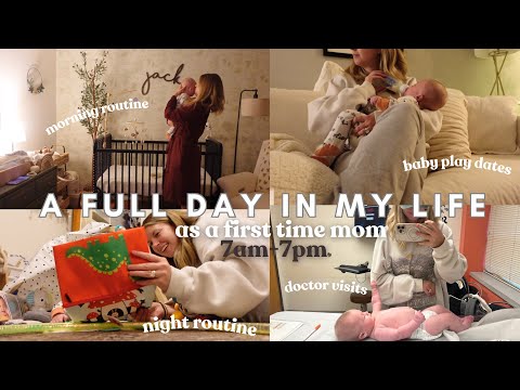 SPEND A DAY WITH US | first time mom to a 4 month old baby | 7am-7pm