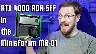 Cramming an RTX 4000 into the Minisforum MS-01! - N3rdware GPU Cooler Mod