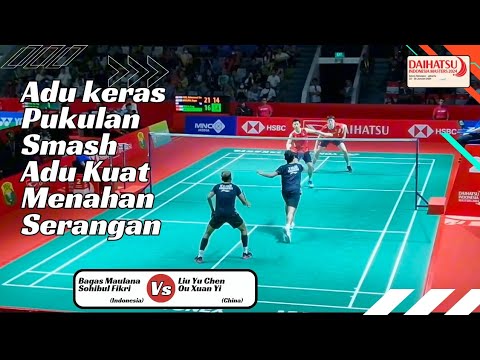 Bagas Maulana/Sohibul Fikri (INA) Vs Liu Yu Chen/Ou Xuan Yi (China) Indonesia Masters 2024