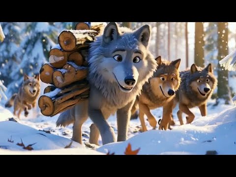 The Wolf and the Warm Fire | A Tale of Trust, Teamwork, and Kindness | Moral story