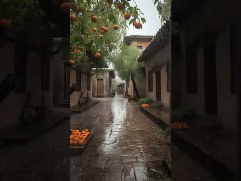 下雨声助眠冥想：乡村下雨的助眠音乐，快速放松，深度冥想，治愈失眠焦虑，迎接宁静与宽慰#BGM#shorts #sleepmusic #shortvideo #rainsounds #rain