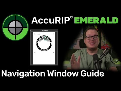 AccuRIP Emerald - Navigation Window Guide