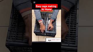 amazing diy Cage making at home #diyideas #amazingfacts #cagemaking #zarorilearntv