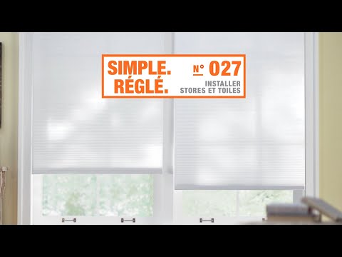 Installation des stores et toiles | Home Depot Canada