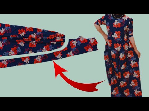 Very Easy For The First Time   Way to Sew a Stylish Dress👗Idea For Beginners