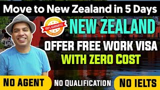 New Zealand Work Visa 2023 free for Indians | New Zealand launches recovery schemes work visa