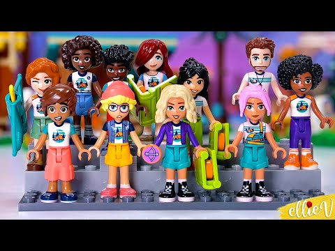 All the different camp t-shirts for Lego Friends