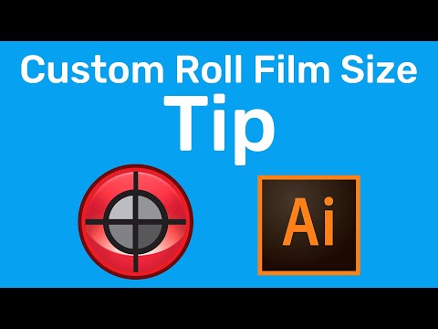 Custom Roll Film Sizes in Adobe Illustrator User Tip