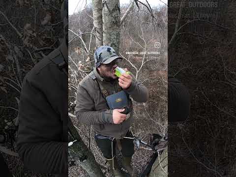 what's your midday snack in the rut? #shorts #short #whitetail