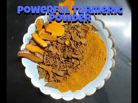 HALDI | Tumeric | How to make organic haldi powder at home 2021