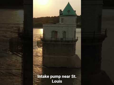 Water intake pump near St. Louis #shorts #dji #mavic2pro