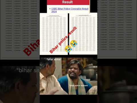 #shorts bihar police result😭😭 2024!#police #trending #sarkarinaukarigk #viralshorts