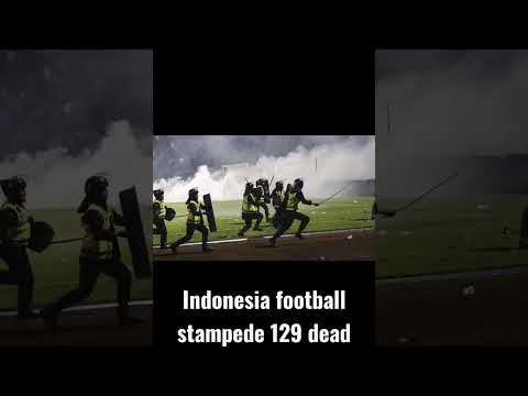 Indonesia football stampede129dead #football  #fifa#qatar2022 #soccer #indonesiafootball #indonesia