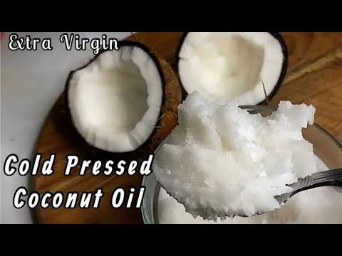 How to make Coconut Oil at home | Extra virgin coconut oil | Cold pressed oil @OrganicHome