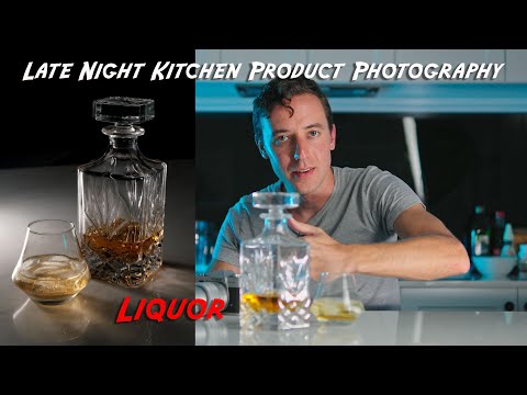 Late Night Kitchen Product Photography: Liquor