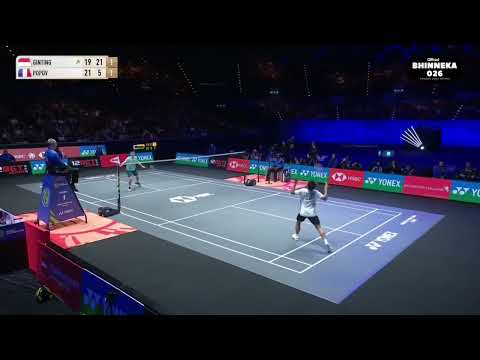 Anthony Sinisuka Ginting (INA) Vs Christo Popov (Francis) | All England Open 2024