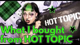 Hot Topic Haul *All the green and black things* // Emily Boo