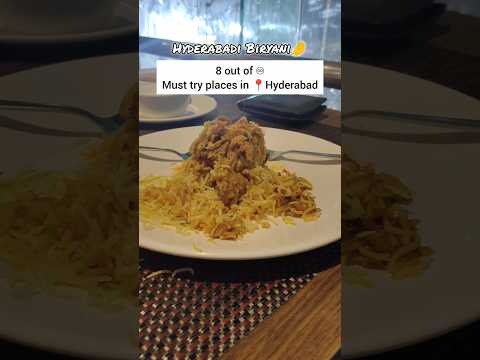 Must try Hyderabadi Biryani places in Hyderabad | World famous Hyderabadi Biryani #hopandtaste