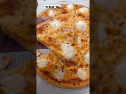 7 Cheese Large Pizza from LaPinoz | Dudegotfood #Pizza #shorts #delhistreetfood