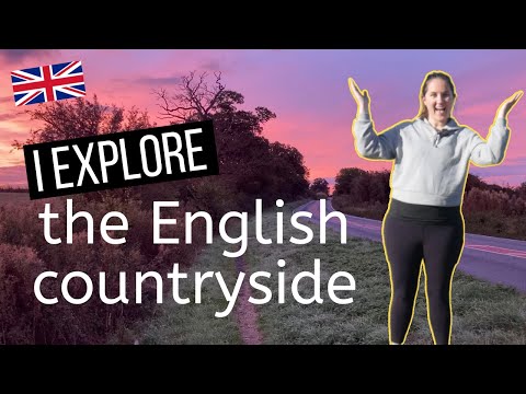 American explores the beautiful English countryside // learn with me!