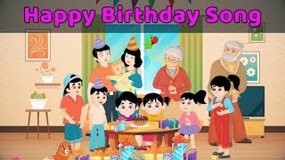 Happy Birthday Song | Wishing You A Very Happy Birthday | Pre School Learning Rhymes For Babies