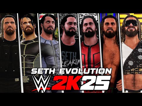 WWE 2K25 - Seth “Freakin” Rollins Entrance Evolution in WWE Games! (WWE 2K14 To WWE 2K25)