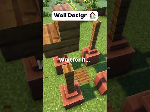 Minecraft Well Design 🏠 #shorts