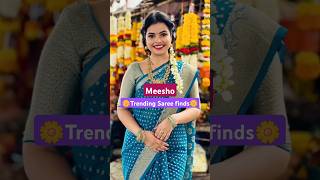 Meesho most viral saree/meesho saree haul/ Divya Reddy Sarees Collection #trending #meesho #viral