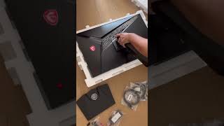 🖥 Unboxing @MSI Monitor #msimag274qrfqd Love this screen #msigaming #gamingmonitor #msi