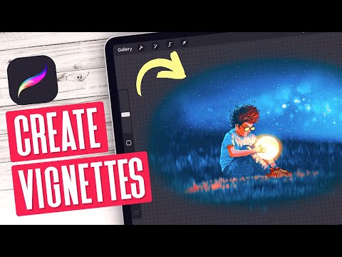 Add A Vignette Effect with Procreate for iPad