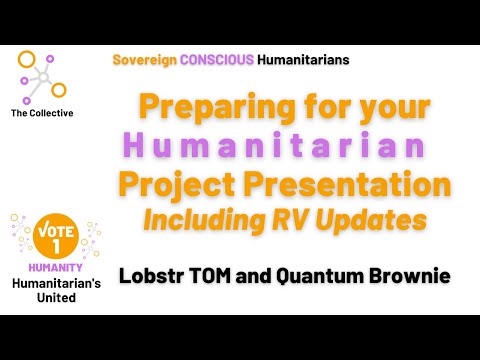 Preparing for your Humanitarian project Presentation