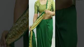 wedding special saree draping #fashionstyles #fashion #ytshorts #saree