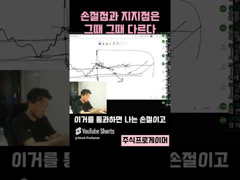 무엇을 보고 손절점 지지점 판단?  #실전매매영상 #초단타 #스켈핑 #단타