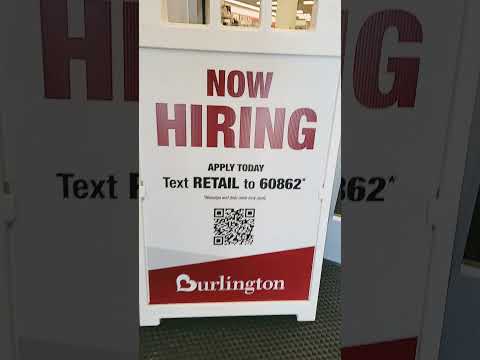 Burlington is hiring, Text RETAIL to 60862* #Burlington