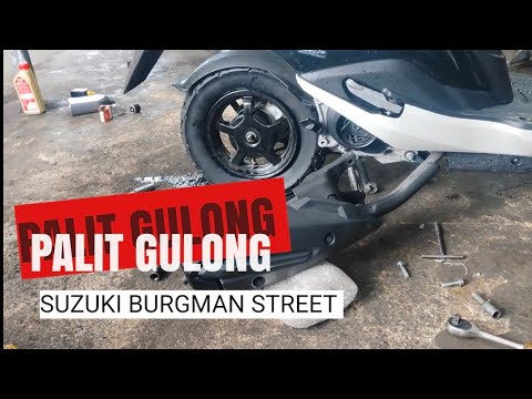 Linis-Bagong gulong ni Burgman 125. 110/90/10 Part2