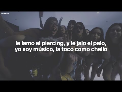 “le lamo el piercing, y le jalo el pelo, yo soy músico, la toco como chelo” (letra) | Video Oficial