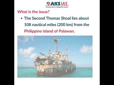 Second Thomas shoal #upsc #aksias #iascoaching