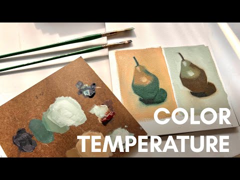 Transform your paintings with color temperature | Color theory tutorial