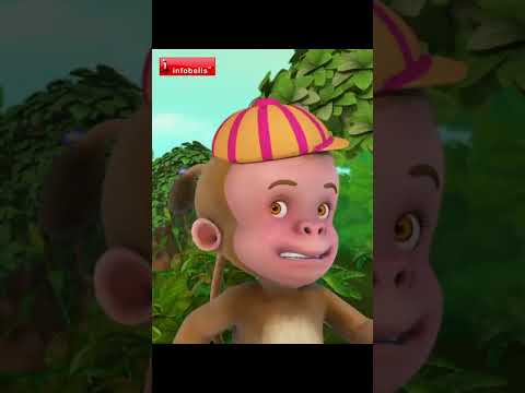 বান্দর মামা আর জঙ্গলে চোর | Bengali Rhymes & Kids Cartoons | Infobells #bengalirhymes #kidscartoon