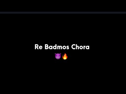 Badmos Chora : Mc Square Song Black Screen Status | Haryanvi Song Status | Main Badmos Chora Status