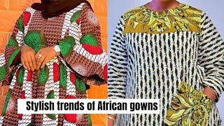 New trends of African fashionable gowns styles for ladies